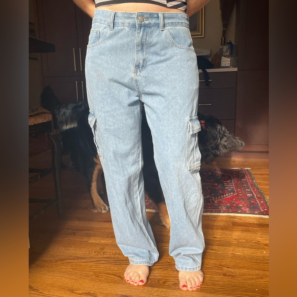 SHEIN Wide Leg Jeans